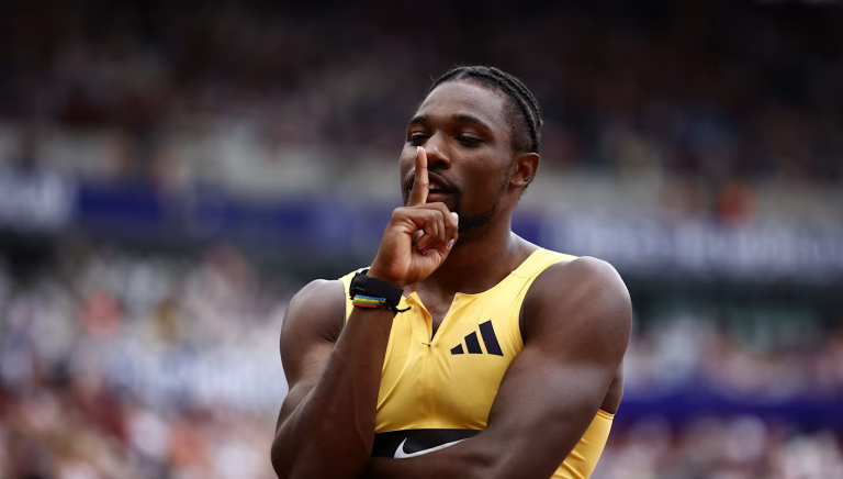 Noah Lyles set a personal best in the final 100 meters prior to the Olympics.