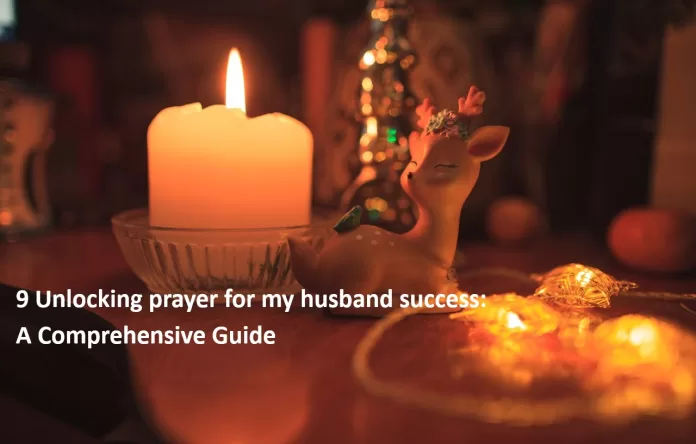 prayer for my husband success